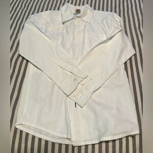 White button up boys 7/8